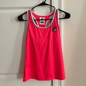 Brand new FILA Neón pink workout tank